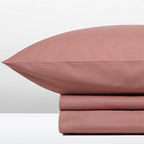 Σετ Σεντόνια με Λάστιχο Cannon Cotton Fresh Solid 100X200+33 Burlwood